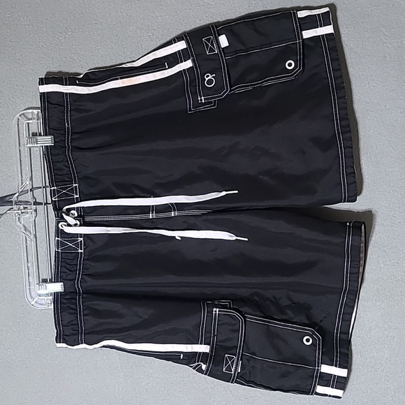 OP Men's Black Swim Trunks - Size XL - Picture 1 of 12